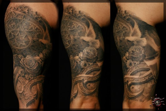 Tattoos - Anthony half sleeve - 50976